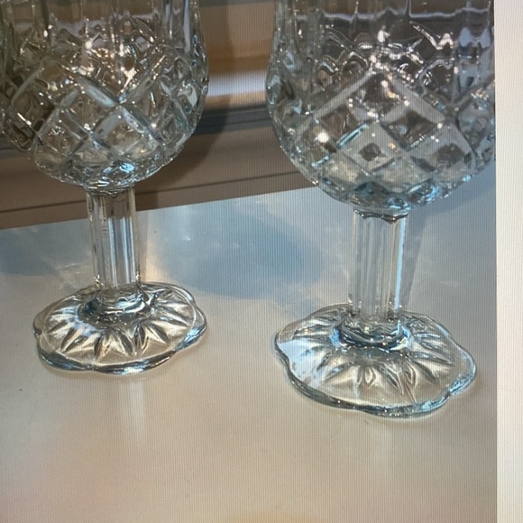 Pineapple Cut Glass Candlestick - Picture 3 of 3
